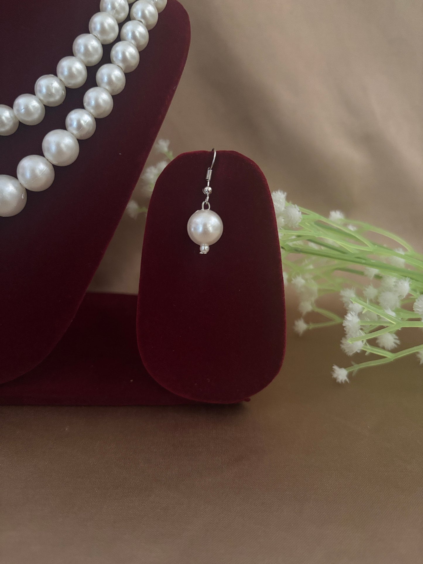 Elegant Two Layer Pearl Necklace | Natural Freshwater Pearls